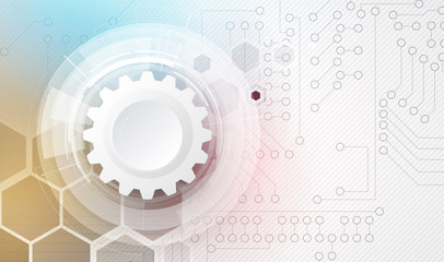 abstract technology background Business & development direction