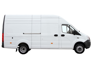 Modern cargo van.