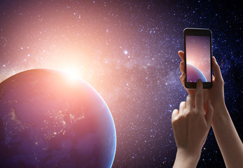 Wall Mural - planet earth from the space. some elements of this image furnish