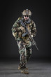 © guerrieroale - US Army Soldier on Dark Background