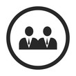© euroneuro - Business office team  sign simple icon on background