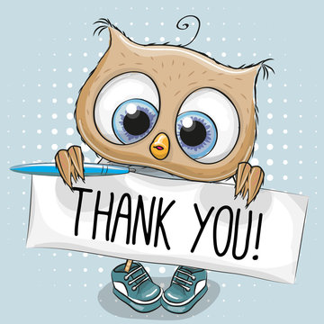 Cute Cartoon Owl Boy