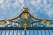 gate with dutch royal emblem