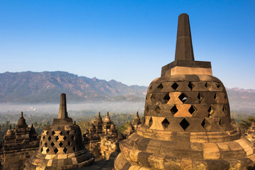 Wall Mural - Borobudur Temple, Yogyakarta, Java, Indonesia.