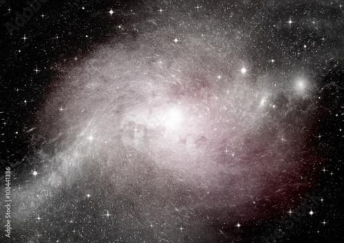 Fototapeta na szkło galaxy in a free space