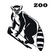 black lemur mascot
