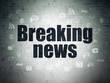 © Maksim Kabakou - News concept: Breaking News on Digital Paper background