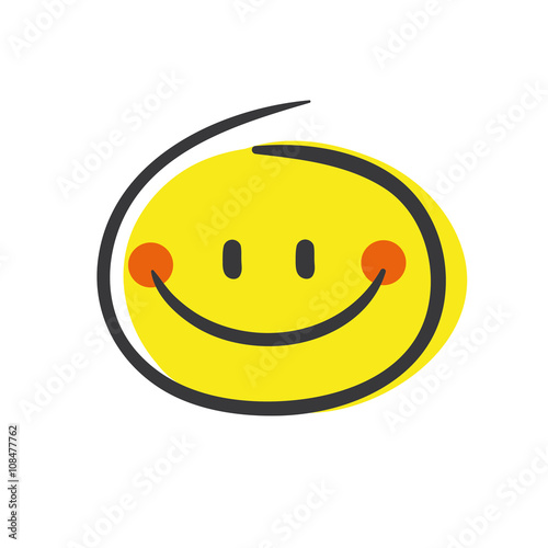 Stick Figure Series Emoticon / Verlegenheit Adobe Stock