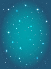 Wall Mural - abstract background with night sky and stars. vector