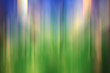 canvas print picture - blur fresh green spring foliage gradient background motion