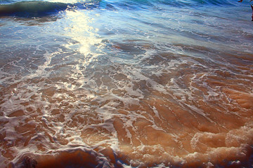 Wall Mural - surf sea sand wave