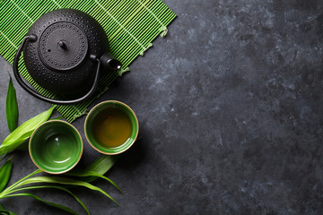 Wall Mural - Green japanese tea