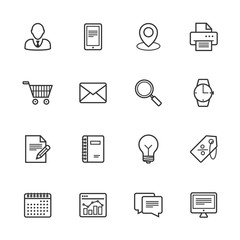 Poster - Business sing icon