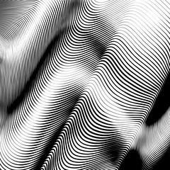 Poster - Abstract woodcut styled background