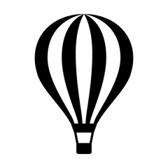 hot air balloon / ballooning ride flat icon for apps and websites