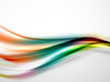 © antishock - Smooth raibow color gradients in business wave template