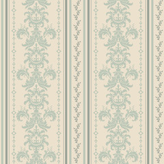 Wall Mural - seamless damask pattern