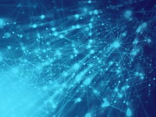 Poster - cloud storage security information, data deep learning hologram ai technology robotic, futuristic cyber network system online