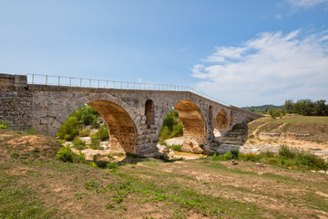 Canvas Print - Julien bridge in Provence, France