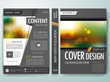 Gray cover book, Annual report brochure magazine flyer poster design template vector, Leaflet cover presentation abstract bokeh blur background, layout in A4 size.