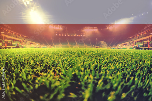 Fotografía euro 2016 stadium with blending Poland flag
