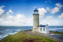 North Head Lighthouse At Cape Disappointment Washington