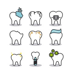 Canvas Print - dental hygiene design 