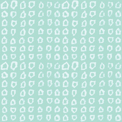 Poster - Seamless pattern with hand drawn shapes