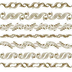 Vector gold ornament.