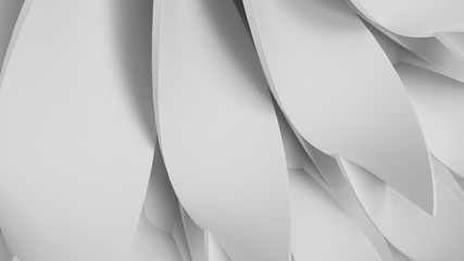 Fototapete - abstract background made of bended and twisted elements