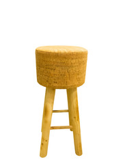 Wall Mural - Bar wooden stool