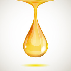 Wall Mural - Big yellow drop