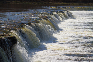 Poster - Waterfall in a spring.