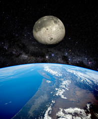 Wall Mural - planet earth from space. elements of this image furnished by nasa