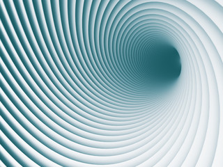 Wall Mural - white tube hole tunnel background