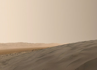 Wall Mural - mars surface. elements of this image furnished by nasa