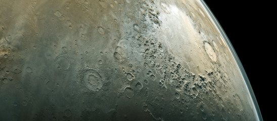 Wall Mural - mars surface. elements of this image furnished by nasa