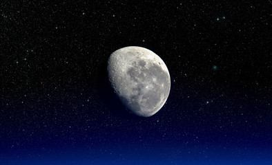 Wall Mural - moon. elements of this image furnished by nasa