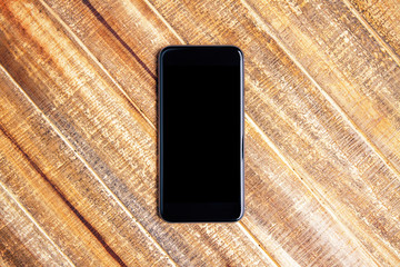 Aufkleber - Black phone on planks