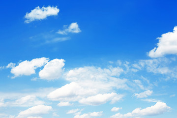 beautifully blue cloudy sky