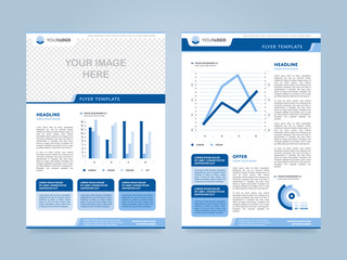 Wall Mural - Brochure design template, business layout, vector illustration.
