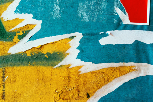 Fotografía Torn advertisement posters paper texture