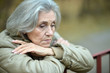 © aletia2011 - Nice sad old woman