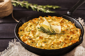 Wall Mural - Potato Casserole with cheese 