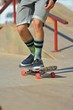 © Avarand/ADDICTIVE STOCK - Closeup View of a Skateboarder Doing some Tricks