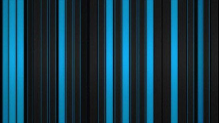 Canvas Print - Glowing blue vertical lines. Abstract 3D render 4k UHD (3840x2160)
