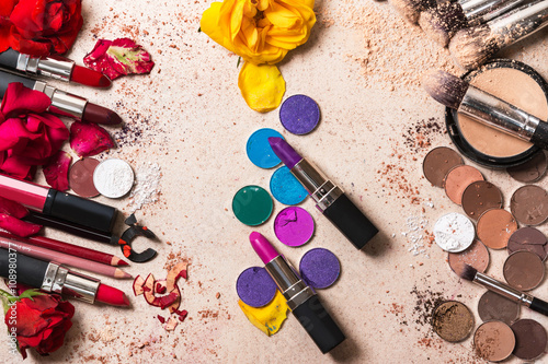 Fototapeta dla dzieci Makeup products