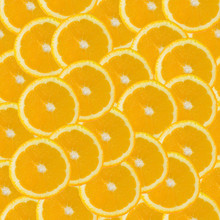 Seamless Orange Slice Abstract  Pattern
