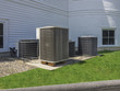 Air conditioning heat pumps used to heat and air condition a church 