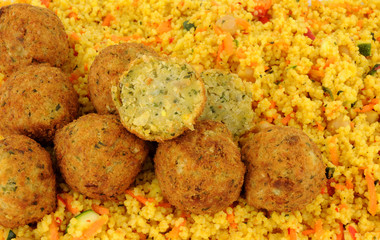 Wall Mural - Falafels And Couscous